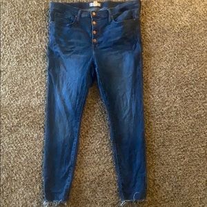 Madewell mid-rise skinny jeans